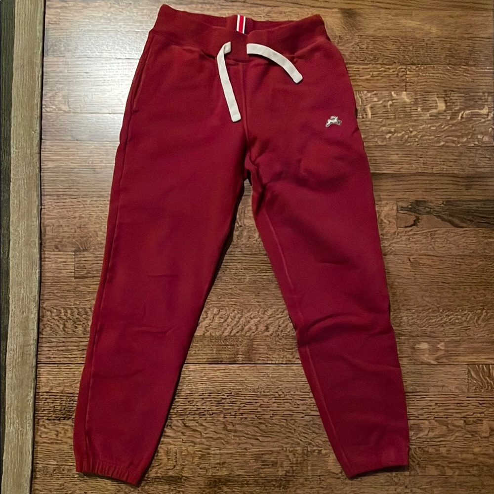 Tracksmith Men’s Size Small Red Sweatpants